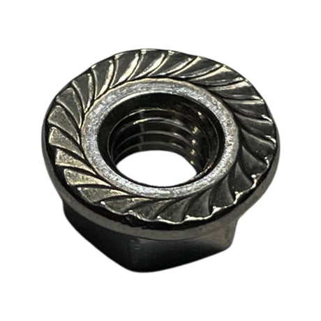 Genuine Replacement 1257145 - M8X1.25Hexagon Nuts With Flange Front View