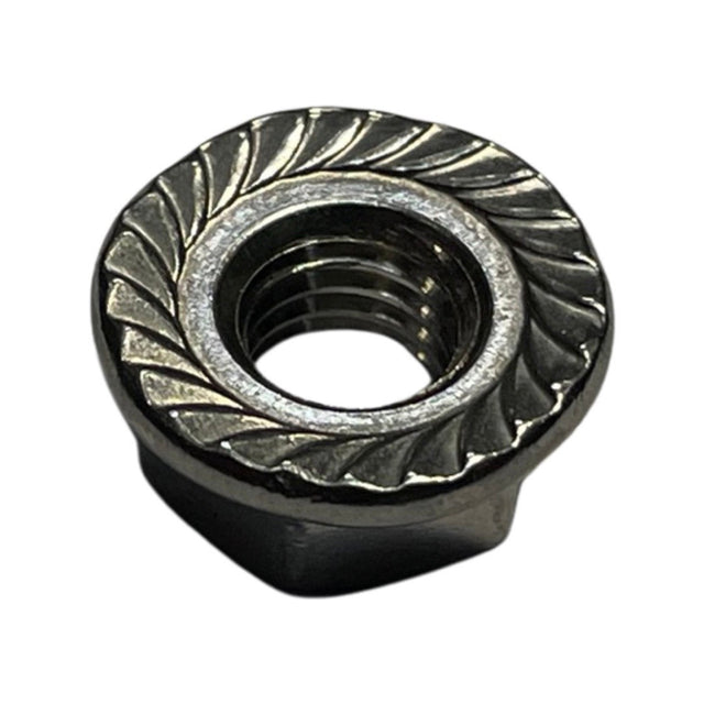 Genuine Replacement 1257145 - M8X1.25Hexagon Nuts With Flange Front View