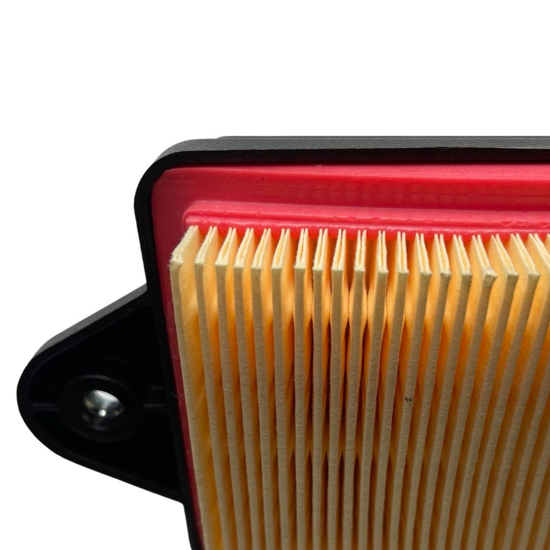 1107221 - replacement Air Filter Assembly for the Hyundai HYCP5030 Compactor Plate OEM spare part red and yellow foam