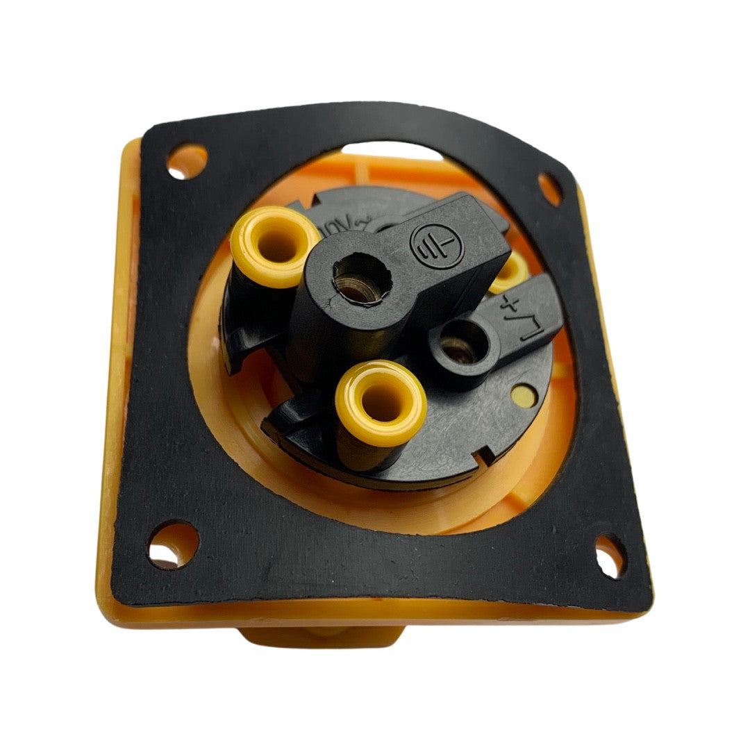1023326-Genuine Replacement 110V-130V 16A Socket for a Selection of Hyundai Machines Back