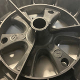 1357023 - replacement 7" Wheel For Hyundai HYCH2400E Garden shredder OEM spare part treaded plastic wheel axle