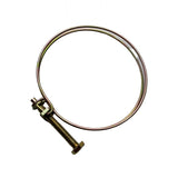 1084084 - replacement Double Wire Hose Clip for the Hyundai DHYT80E Diesel Trash Water Pump OEM spare part threaded adjustment