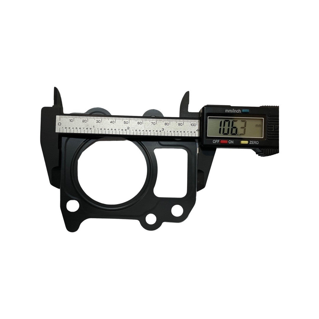 1107127-Genuine Replacement Cylinder Head Gasket for Selected Hyundai Machines Measured Length 106.3mm
