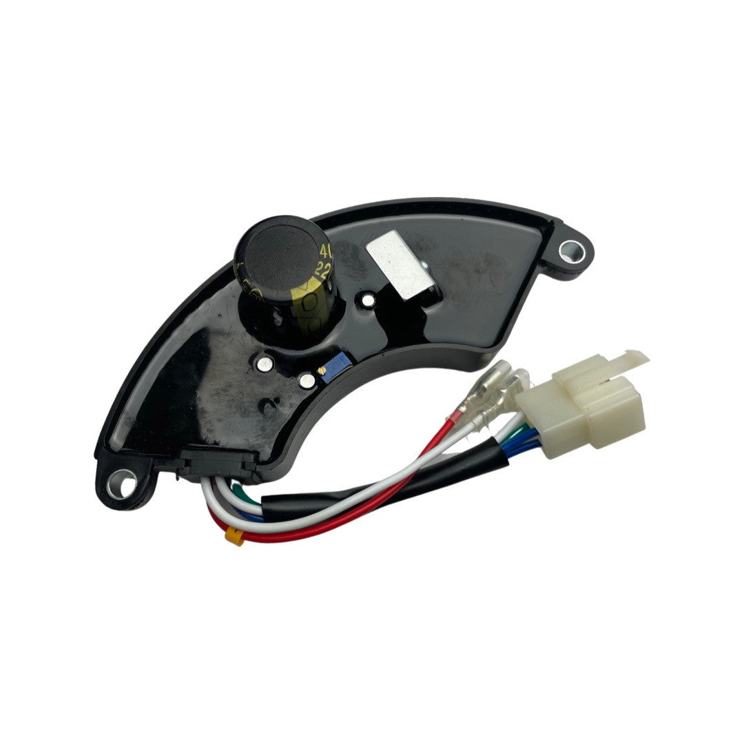 1017025 - replacement Automatic Voltage Regulator for the Hyundai HY9000LEK Open Frame Generator OEM spare part black plastic electric connection