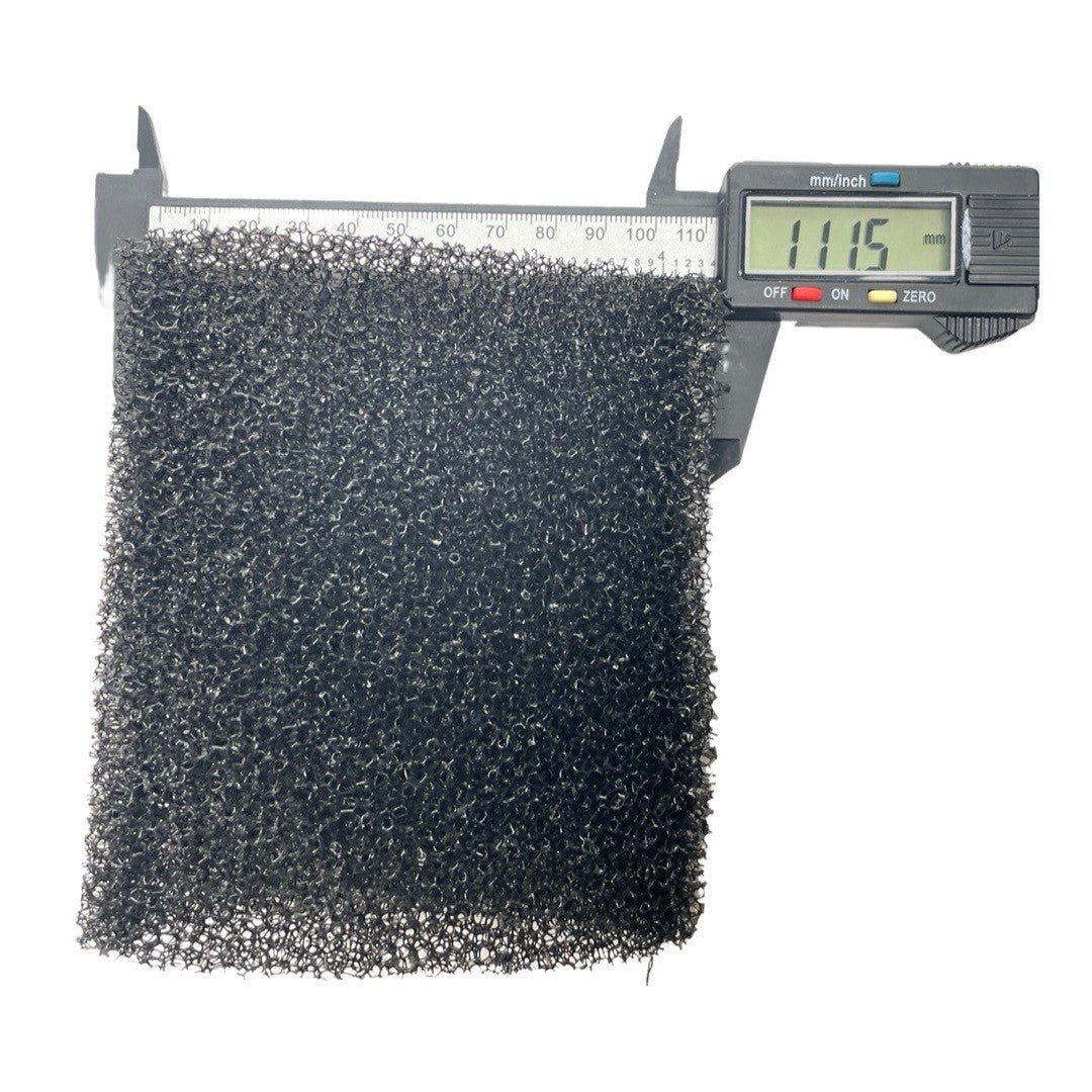 1363018 - replacement Sponge Filter for the Hyundai HYCW1200E 2-in-1 Upholstery Cleaner / Carpet Cleaner and Wet & Dry Vacuum 2-in-1 Upholstery Cleaner / Carpet Cleaner and Wet & Dry Vacuum OEM spare part measured length measured width.