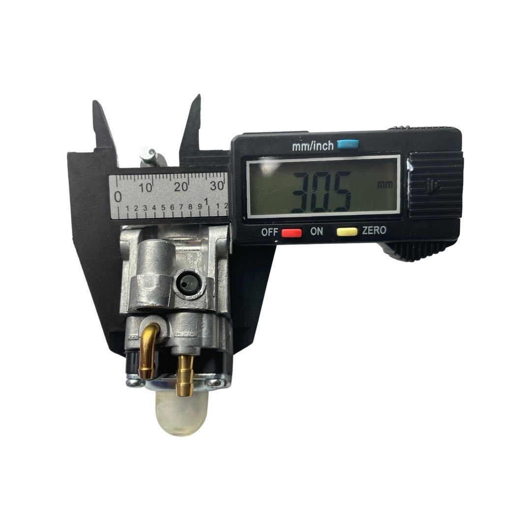 1154089 - replacement Carburettor for the Hyundai HYMT5200X Petrol Multi Tool measurement