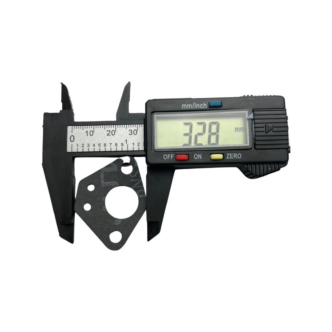 1154086 - replacement Intake Gasket & Bolt Kit for the Hyundai HYMT5200X Petrol Multi Tool OEM gasket measured