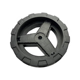 1318009 - replacement Front Wheel for the Hyundai HYSC1800E Electric Lawn Scarifier and Aerator OEM spare part plastic