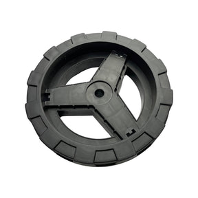 1318009 - replacement Front Wheel for the Hyundai HYSC1800E Electric Lawn Scarifier and Aerator OEM spare part plastic