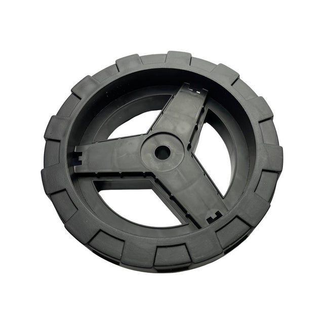 1318009 - replacement Front Wheel for the Hyundai HYSC1800E Electric Lawn Scarifier and Aerator OEM spare part plastic