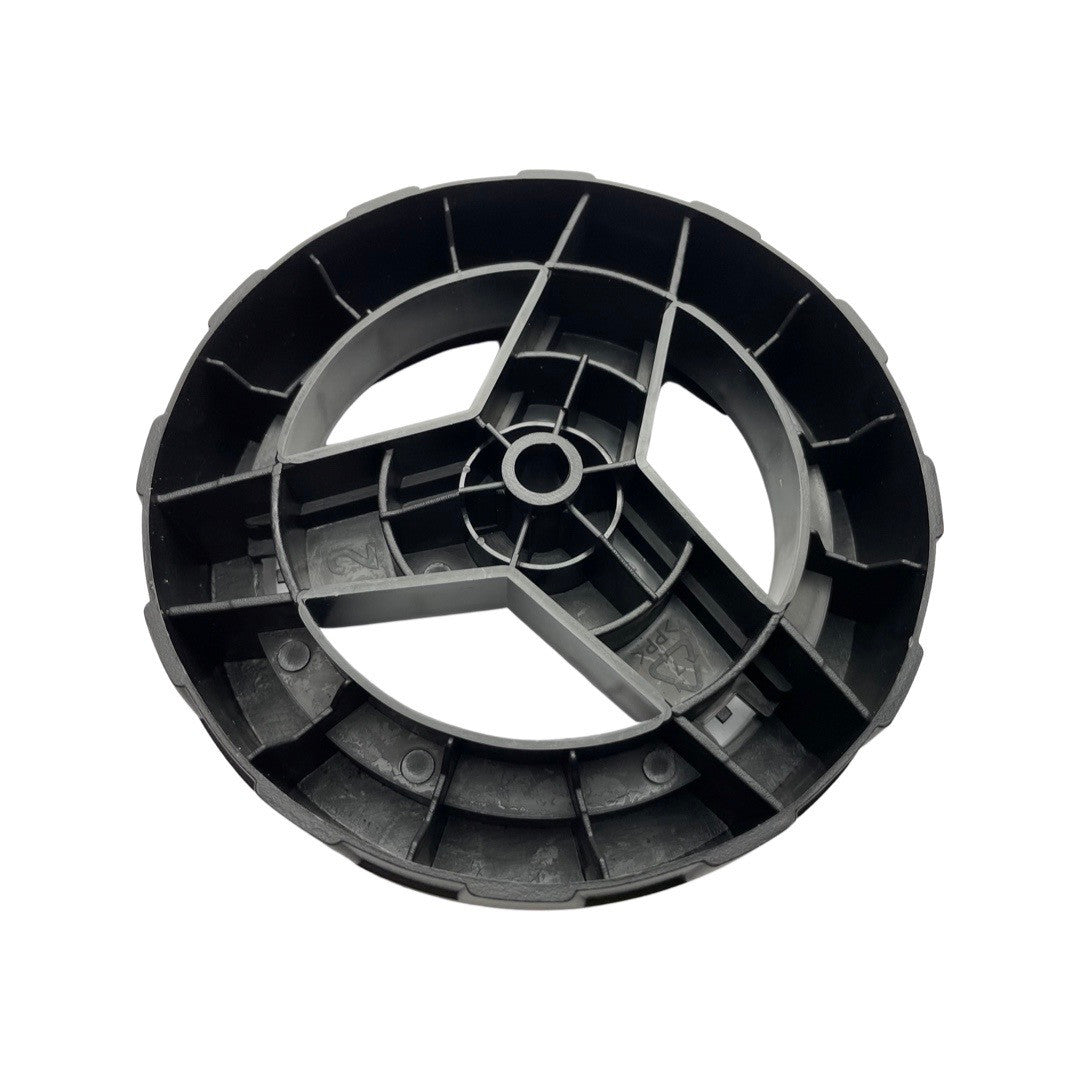 1318009 - replacement Front Wheel for the Hyundai HYSC1800E Electric Lawn Scarifier and Aerator OEM spare part black