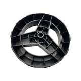 1318009 - replacement Front Wheel for the Hyundai HYSC1800E Electric Lawn Scarifier and Aerator OEM spare part black