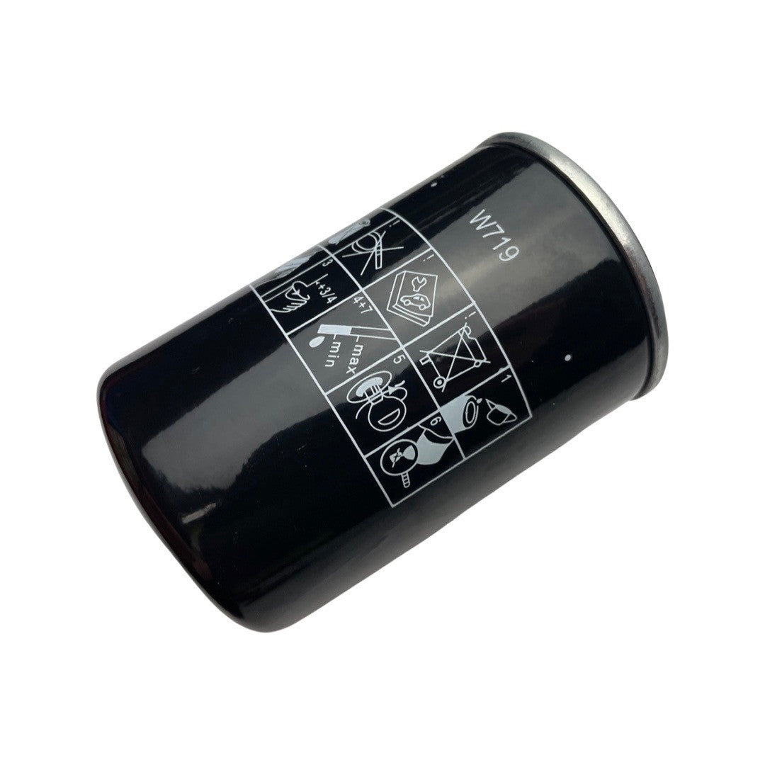 1266013 - replacement Oil Filter for a Selection of Hyundai Screw Compressors OEM spare part black threaded fitting