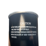 1038199 - replacement Fuel Filter for a Selection of Hyundai 1500 RPM Generators OEM spare part screw fit black metal close up